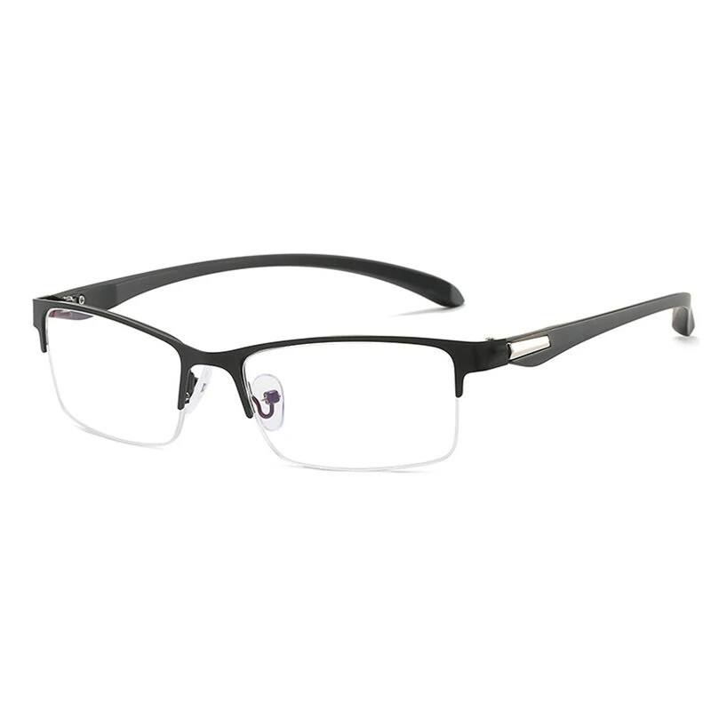 (image for) Business Reading Glasses Classic Rectangle Computer Anti Eyestrain Presbyopic Glasses Anti Blue Light Eye Glasses For Women Men
